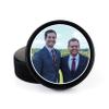 Buffalo Bottle Craft Groomsman Hockey Puck Gift for The Best Man Printed Puck - Official Size- Custom Wedding Hockey Puck Proposal Gift Ring Bearer, Officiant view 1