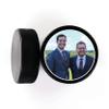 Buffalo Bottle Craft Groomsman Hockey Puck Gift for The Best Man Printed Puck - Official Size- Custom Wedding Hockey Puck Proposal Gift Ring Bearer, Officiant view 2