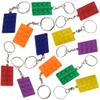 ArtCreativity Building Block Keychains, Set of 12, Fun Key Chains for Backpack, Purse, Luggage, or Pocket Book, Birthday Party Favors, Carnival Party Favors for Kids, Great Giveaways view 1