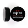 Buffalo Bottle Craft Groomsman Hockey Puck Gift for The Best Man Printed Puck - Official Size- Custom Wedding Hockey Puck Proposal Gift Ring Bearer, Officiant view 2