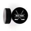 Buffalo Bottle Craft Groomsman Hockey Puck Gift for The Best Man Printed Puck - Official Size- Custom Wedding Hockey Puck Proposal Gift Ring Bearer, Officiant view 2