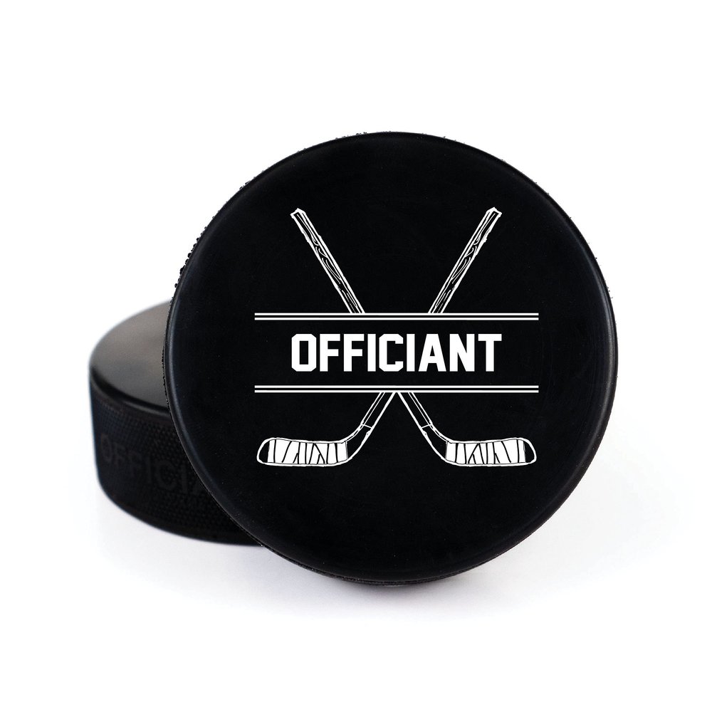 Buffalo Bottle Craft Groomsman Hockey Puck Gift for The Best Man Printed Puck - Official Size- Custom Wedding Hockey Puck Proposal Gift Ring Bearer, Officiant