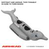 AIRHEAD Towable Animal Tube, Dolphin, 1-2 Rider Towable Tube for Boating view 3