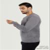 X RAY Mens V Neck Sweater, Basic Slim Fit Pullover, V-Neck Dress Sweater for Men Fall Winter (Big & Tall), Charcoal, 6X-Large view 3