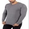 X RAY Mens V Neck Sweater, Basic Slim Fit Pullover, V-Neck Dress Sweater for Men Fall Winter (Big & Tall), Charcoal, 6X-Large view 4