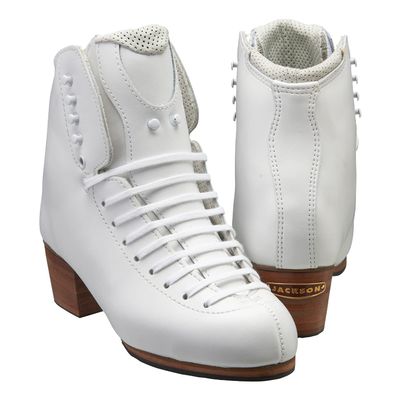 Jackson Ultima - Figure Skates - Supreme DJ5500 - White Size: Adult 6 / Width: Narrow (R, B)