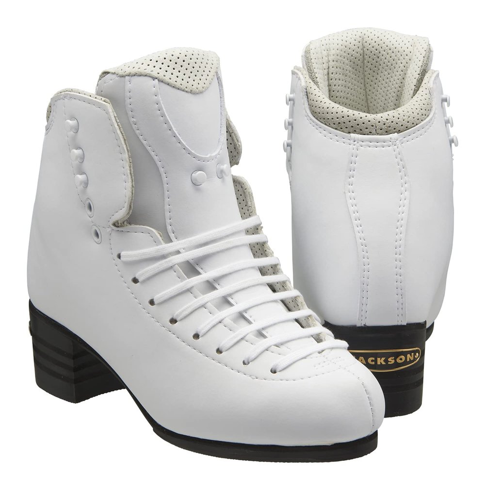 Jackson Ultima - Figure Skates - Elite DJ5280 - White Size: Adult 4 / Width: Wide (W, D)