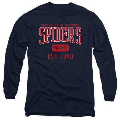 University of Richmond Official Est. Date Unisex Adult Long-Sleeve T Shirt,Navy, 2X-Large