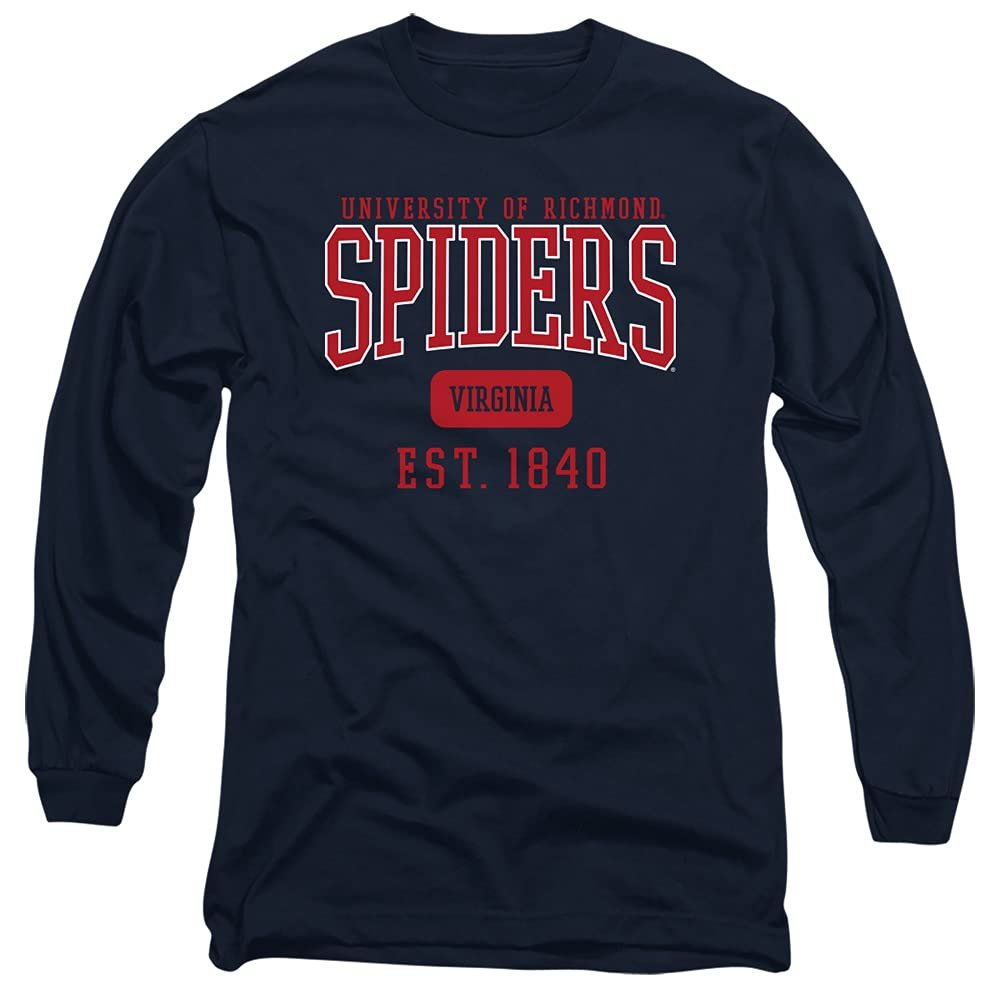 University of Richmond Official Est. Date Unisex Adult Long-Sleeve T Shirt,Navy, 2X-Large