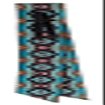 Showman Teal Southwest Design Nylon Off Billet