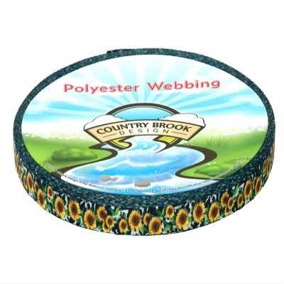 Country Brook Design - Dairy Fields Photo Quality Polyester (1/2 Inch, 50 Yards)