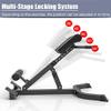 WAHHWF Foldable Roman Chair Hyperextension Bench for Home Gym, Heavy Duty Adjustable Back Extension Exercise Equipment for Abdominal Workout Exercise view 3