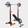 Adjustable Squat Barbell Rack, Split Bench Press Stand Barbell Rack, Home Strength Training Fitness Equipment, Load 200 Kg view 2
