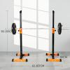 Adjustable Squat Barbell Rack, Split Bench Press Stand Barbell Rack, Home Strength Training Fitness Equipment, Load 200 Kg view 4