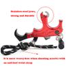 AMEYXGS Archery Release Aids 3/4 Fingers Automatic Compound Bow Release Trigger Thumb Release for Compound Bow Accessory (Red) view 4