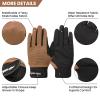 FINGER TEN Horse Riding Gloves Kids Boys Girls Equestrian Ride Youth 1/2 Pair, Color Black Blue Summer Comfortable Grip for Kid Age 5-13 (Kids-Brown, Small) view 2