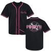 Men's Next Friday Pinky's Record Movie 90s Hip Hop Stitched Sports Fan Baseball Jersey Clothing for Party Black Pink (Black, XXXL) view 1