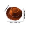 SGBETTER 4 Pack Cowboy Hats Children's Felt Cowboy Hat Woody Inspired Costume Hat Western Rodeo Style Hats for Western Theme Parties Halloween Birthday Christmas Accessory view 2