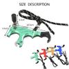 ZSHJGJR Archery Compound Bow Accessories Bow Release Aids 3 and 4 Finger Adjustable Grip Spread Handheld Thumb Bow Release Tool Aluminum Trigger for Hunting Archery Accessories (Green) view 2