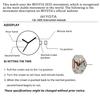 Diaofendi Waterproof Nurse Watch for Medical Professionals,Women Men, 24 Hour with Second Hand, Military Time Easy to Read Dial (Silver-ArmyGreen Black) view 2