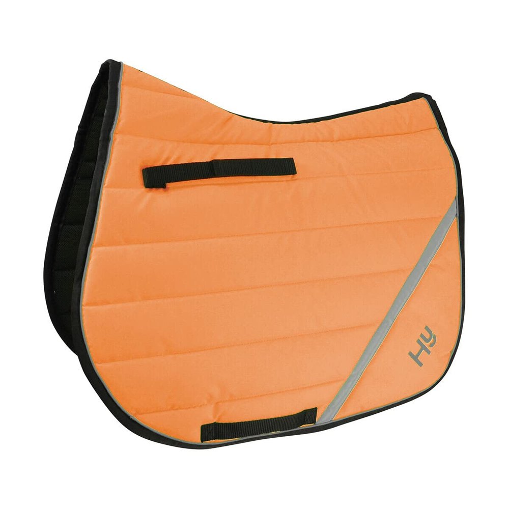 HY Reflector Horse Saddlepad (Cob/Full) (Orange)