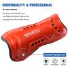 Zhanmai 8 Pairs Kids Soccer Shin Guards Youth Protective Soccer Socks Sport Shin Pads Guard Sleeves Calf Protective Soft Colorful Gear for Football Games 3-15 Years Old Girls Boys Toddler Child Teens view 3
