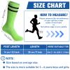 Zhanmai 8 Pairs Kids Soccer Shin Guards Youth Protective Soccer Socks Sport Shin Pads Guard Sleeves Calf Protective Soft Colorful Gear for Football Games 3-15 Years Old Girls Boys Toddler Child Teens view 4