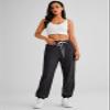 AUTOMET Women's Cinch Bottom Sweatpants Athletic Joggers Lounge Pants with Pockets Black Grey S view 2