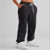 AUTOMET Women's Cinch Bottom Sweatpants Athletic Joggers Lounge Pants with Pockets Black Grey S view 4