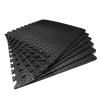XQKXHZ Foam Mat Floor Tiles, Interlocking EVA Foam Padding - Soft Flooring for Exercising, Yoga, Camping, Kids, Babies, Playroom - 60 x 60 x 1cm/23.6 x 23.6 x 0.39Inch, Black,12pcs view 1