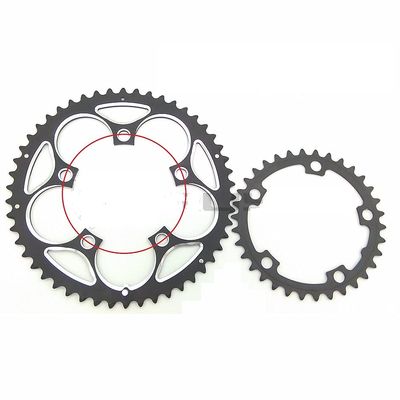 Crankset BCD110 Chain Wheel BCD 110 MM Sprockets 50T 48T 46T 34T Road Bicycle Chainwheel Folding Bike Chainring Double Crown (34T)