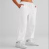 AUTOMET Women's Cinch Bottom Sweatpants Athletic Joggers Lounge Pants with Pockets White S view 4