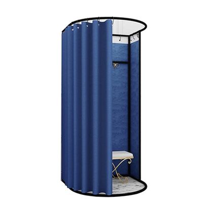 XJJUN Dressing Changing Room, with A Large Space Privacy Tent Clothing Store Fitting Room Portable Dressing Room, for Night Market Outdoor (Color : Blue, Size : 80x85x200cm)
