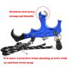 AMEYXGS Archery Release Aids 3/4 Fingers Automatic Compound Bow Release Trigger Thumb Release for Compound Bow Accessory (Blue) view 4