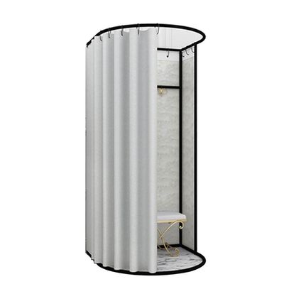 XJJUN Dressing Changing Room, with A Large Space Privacy Tent Clothing Store Fitting Room Portable Dressing Room, for Night Market Outdoor (Color : Silver, Size : 95x100x200cm)