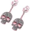 2pcs Large Metal Keychain Skull Skeleton Key Ring Key Chains view 1