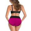 OLIKEME High Waisted Underwear for Women Tummy Control Cotton Plus Size Packs Ladies Panties Briefs M view 3