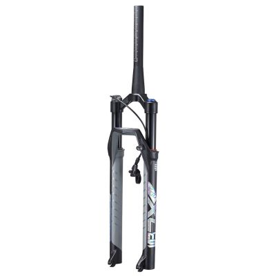 LvTu 27.5/29 Suspension Fork Travel 120mm, 28.6mm Straight/Tapered Tube QR 9mm Aluminum Alloy XC Mountain Bike Front Forks (Color : B, Size : 29 inch)
