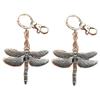 2Pcs Dragonfly Pendant Chain Keychain Boho Large Dragonfly Key Ring view 1