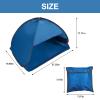 HACRAHO Beach Sun Shelter, Pop Up Portable Tent for Anti-UV Windproof Camping Picnic, Small Pets, Blue view 2
