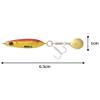 Major Craft Maki-MIC Lure Maki Jig Micro Light Game Blade 0.2 oz (5 g), Red Gold (Keimura) view 4