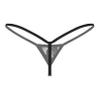 dPois Womens Underwear Panties G-String Lace Thongs T-Back Briefs Sheer Swimwear Black One Size view 2