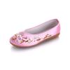 LUXINYU Women's Slip on Flats,Traditional Chinese Style Embroidered Round Toe Ballet Flats ShoesPink 5.5 view 1