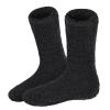 BXT Unisex Fuzzy Slipper Socks Floor Sock with Non Slip Grips, Gifts for Men Women Dad Mom (Black) view 4
