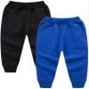 EISHOW Sweatpants for Toddler Boys Girls,Baby Boy's 2-Pack Pants,Kids Cotton Pull on Jogger Pants Pockets Active Sweatpants view 1