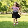 birbyrrly Girls School Uniform Skirts with Shorts Solid Pleated Tennis Skort Basic Scooter Toddlers Little Black 110-3T view 2