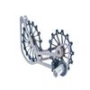 SwishTi Titanium Road Cyclocross Gravel Bicycle Bike Rear Derailleur Oversized Pulley Wheel System Cage OSPW for Campagnolo Campy Super Record Record EPS Chorus Potenza 11 Speed use (Black) view 3