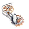 SwishTi Titanium Road Cyclocross Gravel Bicycle Bike Rear Derailleur Oversized Pulley Wheel System Cage OSPW for Campagnolo Campy Super Record Record EPS Chorus Potenza 11 Speed use (Gold) view 3