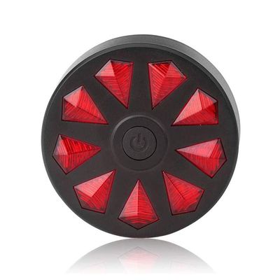 NCRD Bike Tail Light, Waterproof Ultra Bright Rechargeable Bike Light, Cycling Safety Back Taillight Accessories, Red High Intensity 3 Light Modes Bike Tail Lights Fits On Road/Mountain Bike