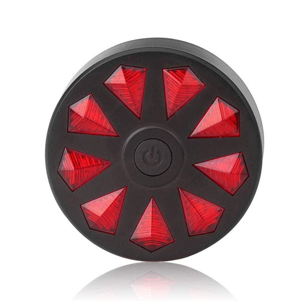 NCRD Bike Tail Light, Waterproof Ultra Bright Rechargeable Bike Light, Cycling Safety Back Taillight Accessories, Red High Intensity 3 Light Modes Bike Tail Lights Fits On Road/Mountain Bike